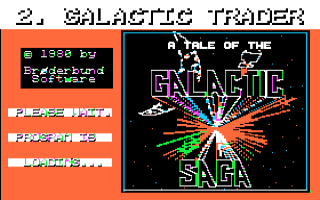 Galactic Trader Title Screen